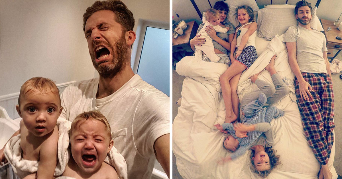 Father Of 4 Daughters Refuses To Sugarcoat His Instagram Pics, Takes Internet By Storm