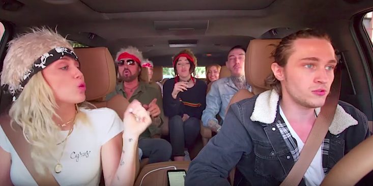 Miley Cyrus And Her Family Did ‘Carpool Karaoke’ & It’s Honestly The Best One Yet