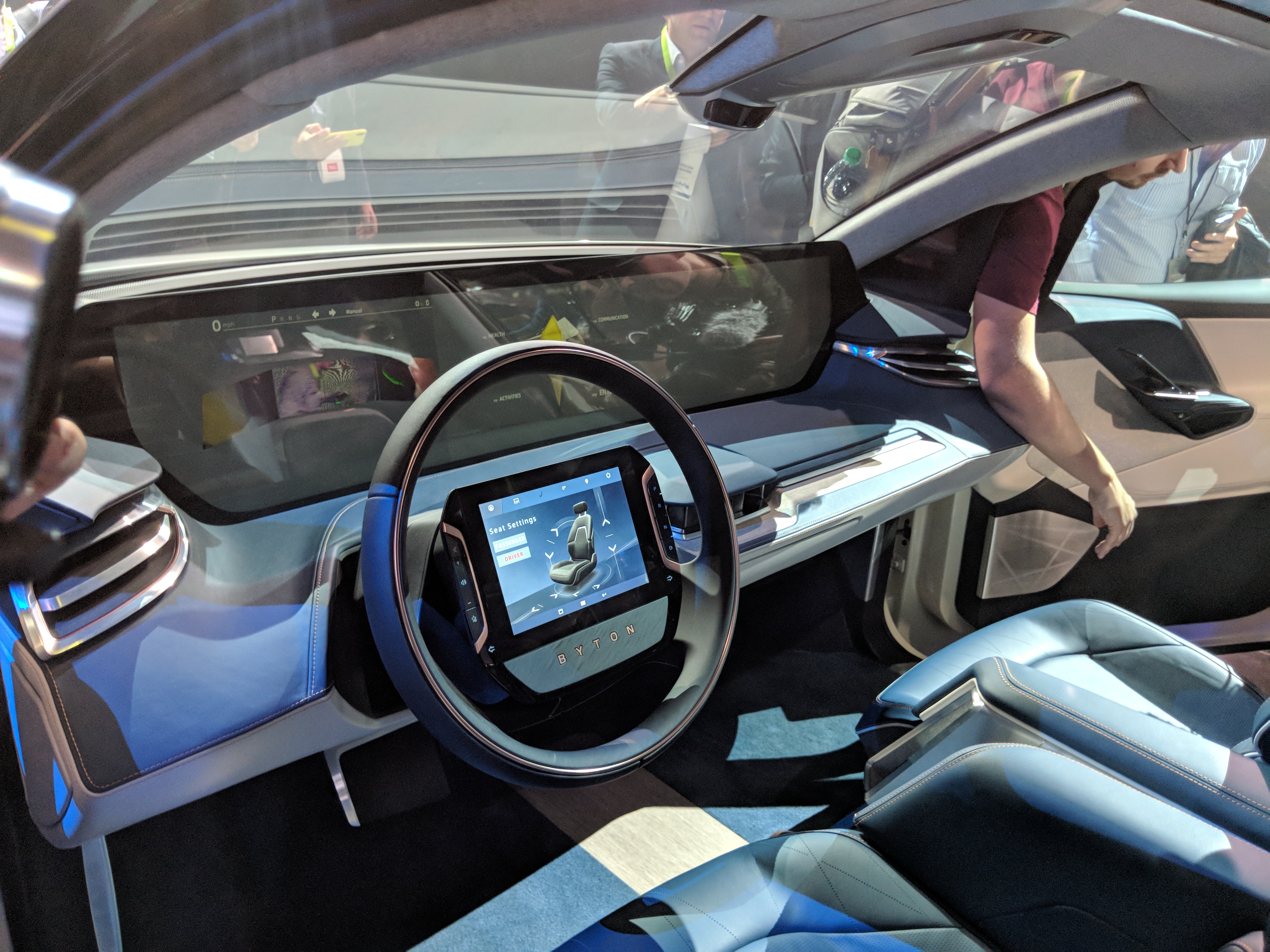 This new Tesla rival flaunts a monstrous 49-inch touchscreen
