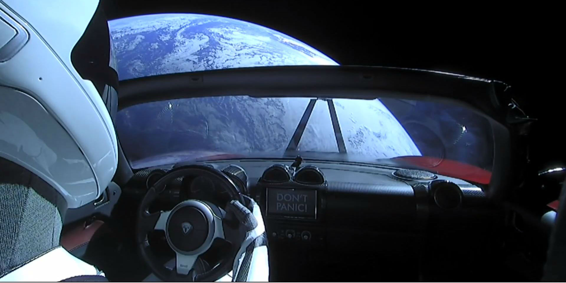 Here’s what a Tesla floating in space looks like from a high-powered telescope