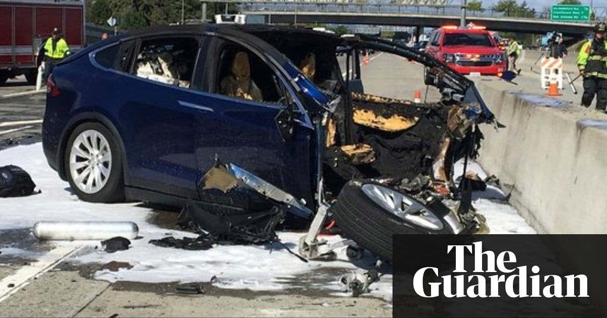 Tesla car that crashed and killed driver was running on Autopilot, firm says