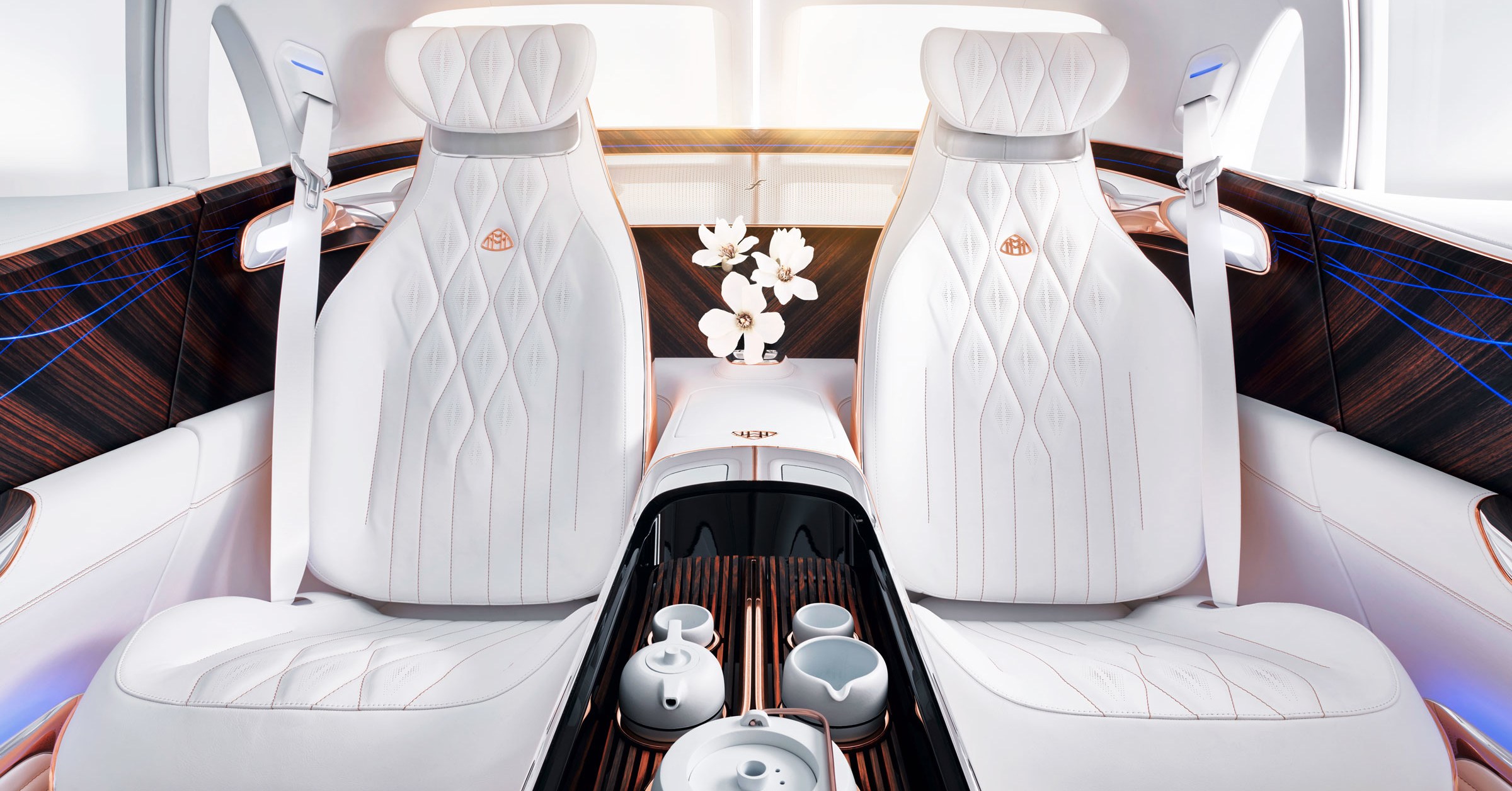 Mercedes’ Electric Maybach SUV Comes With a Built-In Tea Kettle